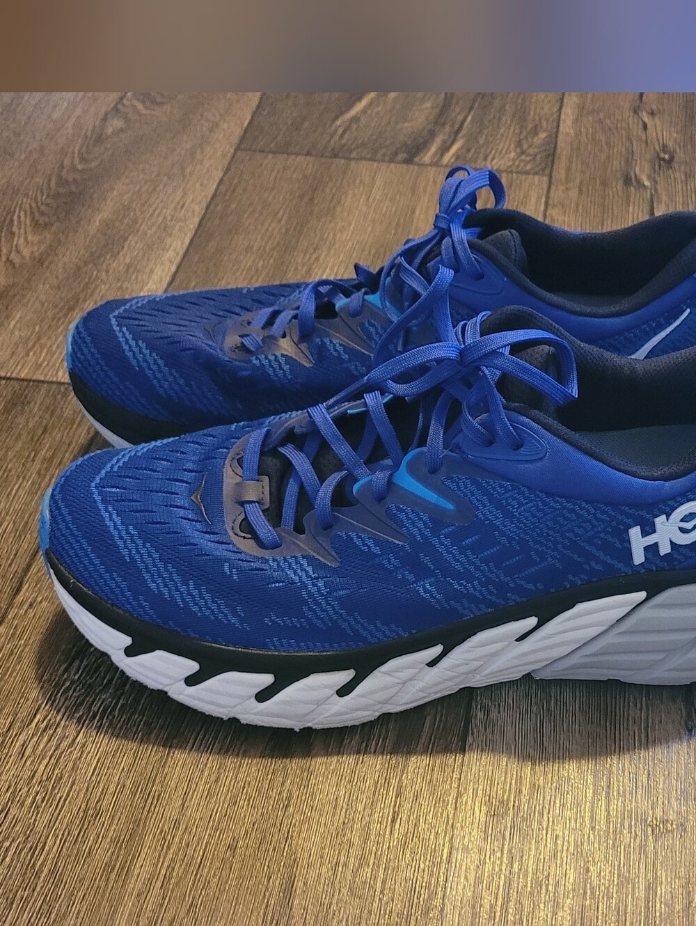 Hoka Men's Blue Athletic Running Shoes